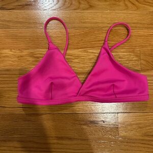 Left on Friday pink bikini top size M